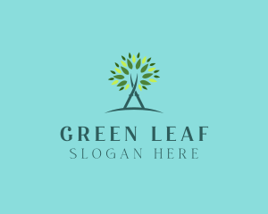 Arborist Gardening Shears logo design