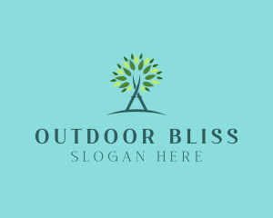 Arborist Gardening Shears logo design