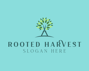 Arborist Gardening Shears logo design