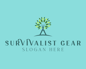 Arborist Gardening Shears logo design