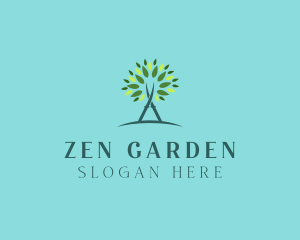 Arborist Gardening Shears logo design