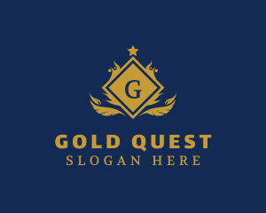 Gold Royal Diamond logo design