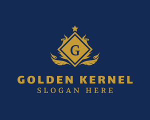 Gold Royal Diamond logo design