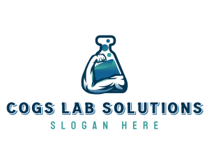 Strong Muscle Lab logo design