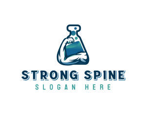 Strong Muscle Lab logo design