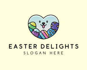 Easter Egg Heart  logo