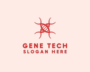Genetic DNA Strands logo