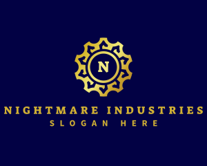 Industrial Gear Cogwheel  logo design