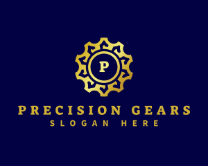 Industrial Gear Cogwheel  logo design