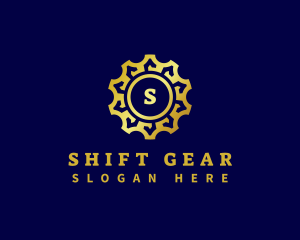 Industrial Gear Cogwheel  logo design