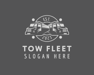 Trucking Cargo Delivery logo design