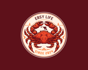 Crab Maryland Seafood logo design