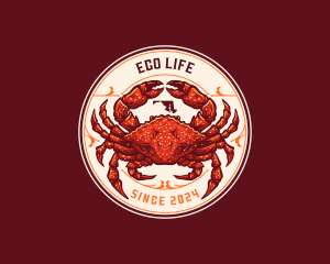 Crab Maryland Seafood logo design