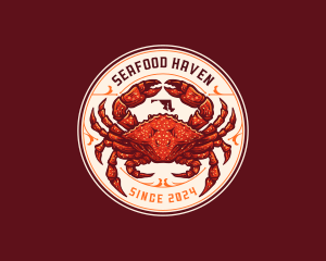 Crab Maryland Seafood logo design