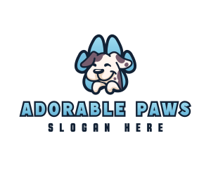 Puppy Dog Paw logo design