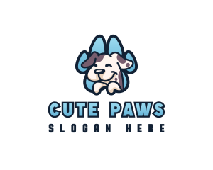 Puppy Dog Paw logo design