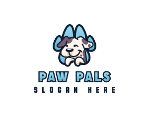 Puppy Dog Paw logo design