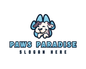 Puppy Dog Paw logo design