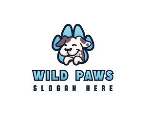 Puppy Dog Paw logo design