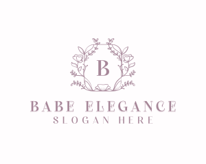 Floral Wedding Event logo design