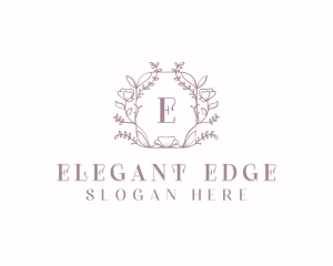 Floral Wedding Event logo design