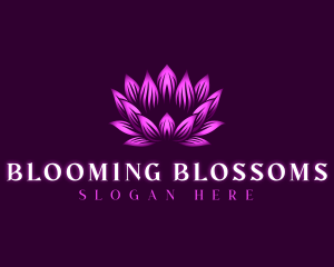 Lotus Flower Bloom logo design