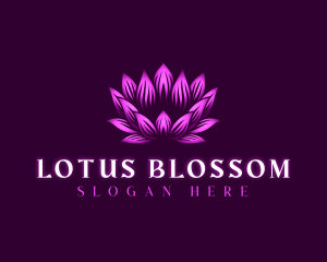 Lotus Flower Bloom logo design