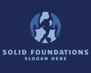 Earth Hand Foundation logo design