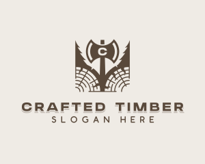 Axe Woodwork logo design