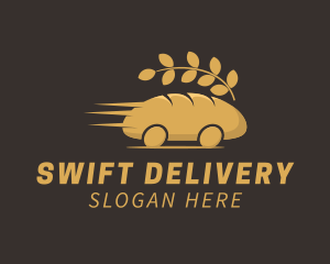 Bread Loaf Delivery logo design