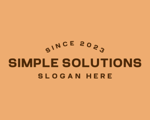 Simple Fashion Store logo design