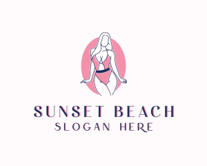 Sexy Swimsuit Bikini logo design