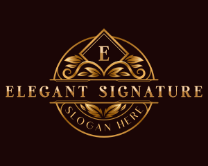 Luxury Ornamental Crest logo design