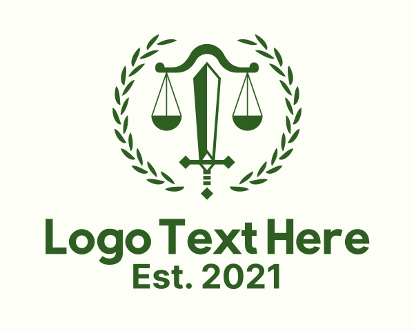 Laurel logo example 2