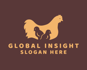 Poultry Hen & Chick logo