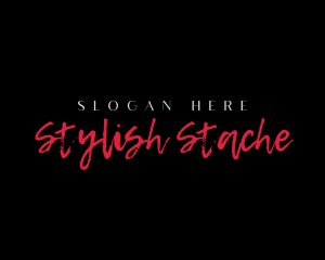 Stylish Brush Business logo design