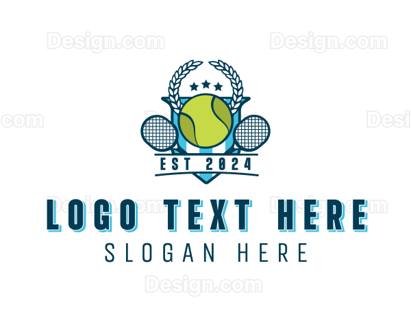 Tennis Sports Tournament Logo