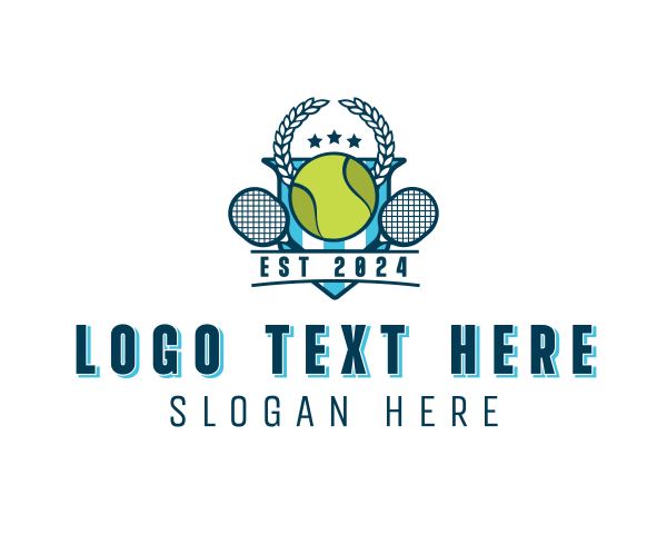 Tennis logo example 1