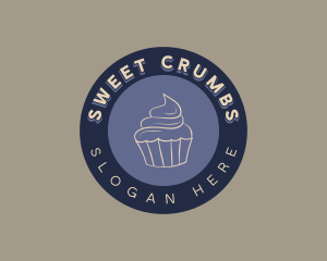 Muffin Cupcake Bakery logo design