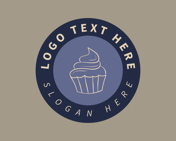 Cupcake logo example 4