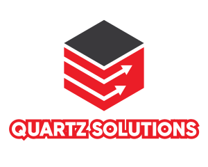 Red Cube Arrow  logo design