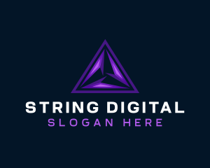 Triangle Digital Tech logo design