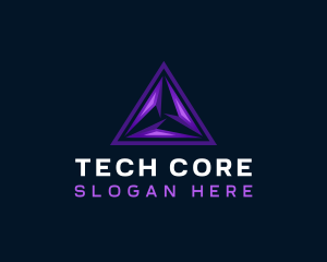 Triangle Digital Tech logo design