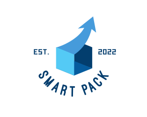 Blue Package Shipping logo