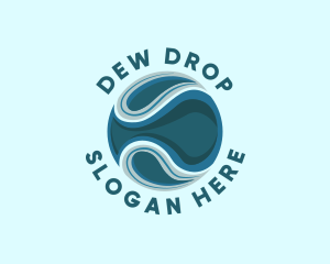 Liquid Water Drop logo design