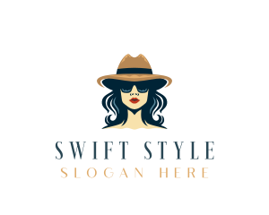 Feminine Hat Style logo design