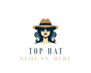 Feminine Hat Style logo design