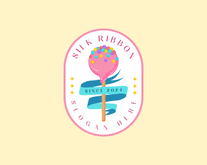 Sweet Candy Lollipop logo design