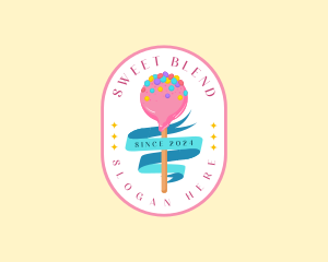 Sweet Candy Lollipop logo design