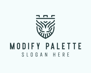 Shield Crest Security logo design